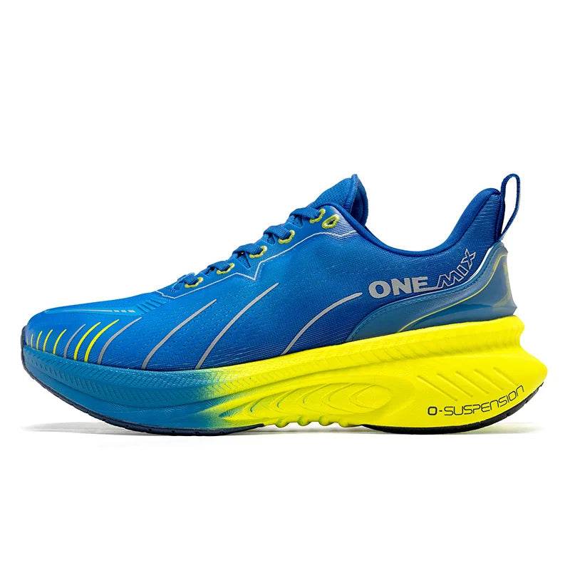 ONEMIX Top Cushioning Running Shoes Suitable for Heavy Runners Lace Up Sport Shoes Non-slip Outdoor Athletic Sneakers for Men - KICKSTART