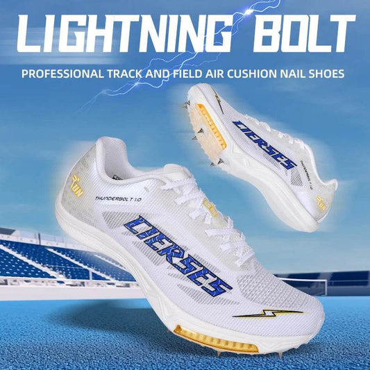 Carbon Plate Air Cushion Track and Field Shoes Men Spikes Track Race Jumping Sneakers Professional Running Nail Shoes Boys - KICKSTART