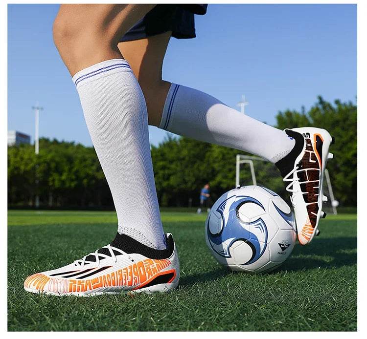 New Men Football Shoes Fast Society Cleats Soccer Shoes Professional Grass Training Football Field Boots Sneaker Match Non Slip - KICKSTART