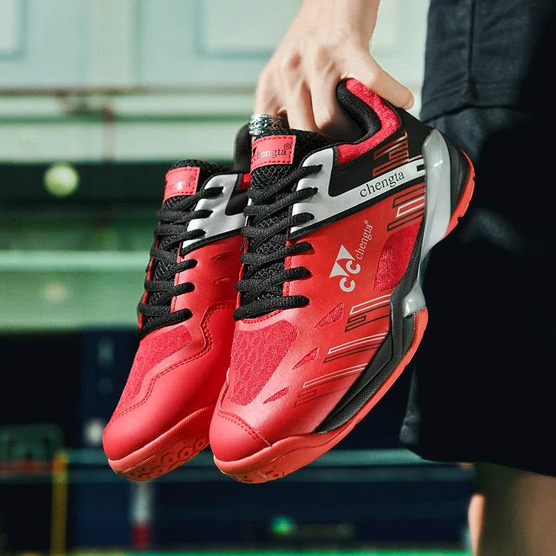 Men Tennis Lightweight Carbon Plate Badminton Training Sport Shoes Outdoor Professional Volleyball Squash Athletic Sneakers - KICKSTART