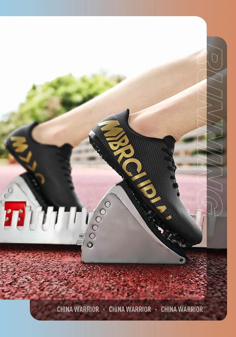 Professional Track and Field Shoes for Men and Women, Racing Running Sneakers, Spikes Runner Athlete, Sprint Shoes - KICKSTART