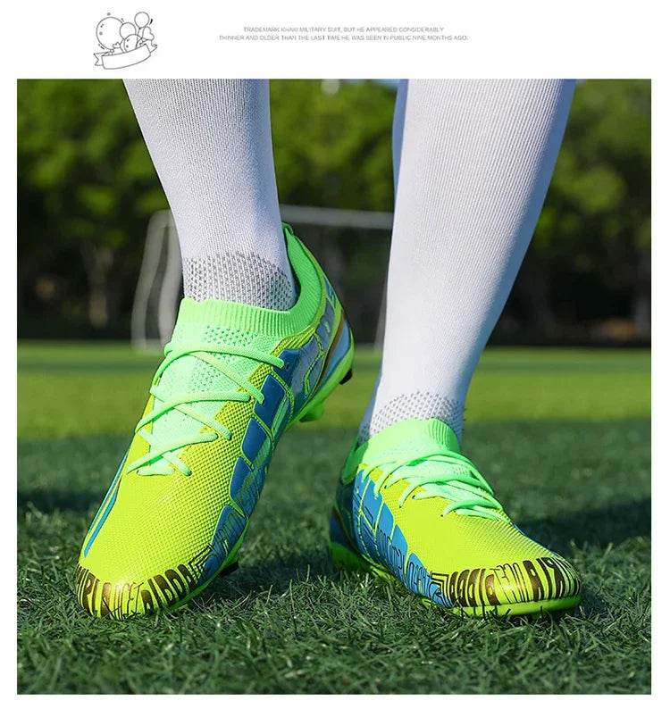 New Men Football Shoes Fast Society Cleats Soccer Shoes Professional Grass Training Football Field Boots Sneaker Match Non Slip - KICKSTART