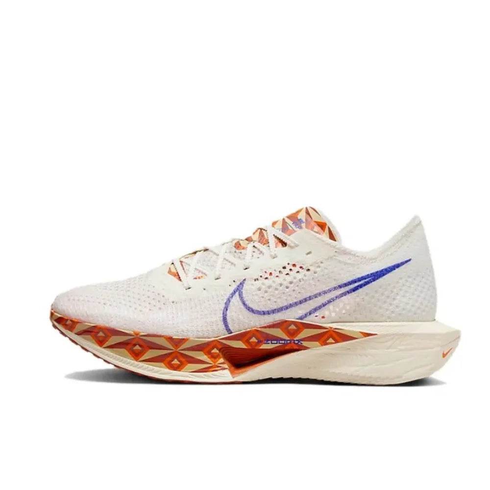 Nike ZoomX Vaporfly Next% 3 Comfortable Lightweight Low Top Running Shoes Marathon Running Shoes Men's and Women's White - KICKSTART