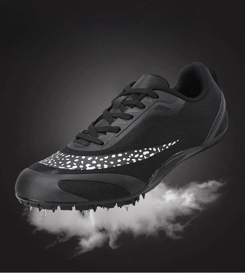 Men Track Spike Field Shoes Running Lace-up Soft Lightweight Racing Match Professional Jumping Footwears Training Sneakers Jump - KICKSTART