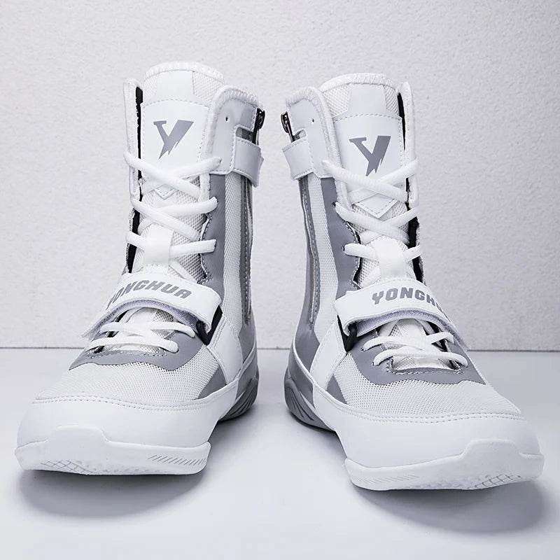 New Pro wrestling and boxing shoes, men's mesh breathable training, flying wrestling boots, lightweight sneakers - KICKSTART