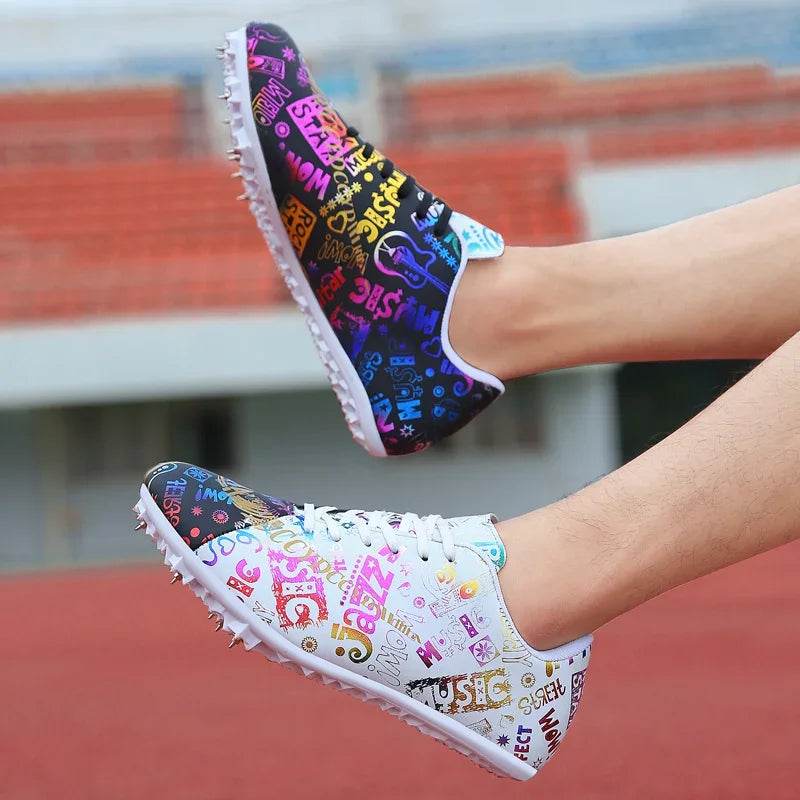 Track and Field Events Sprint Spikes Sneaker Professional Men Women High Jump Long Jump Triple Jump Training Sport Shoes - KICKSTART