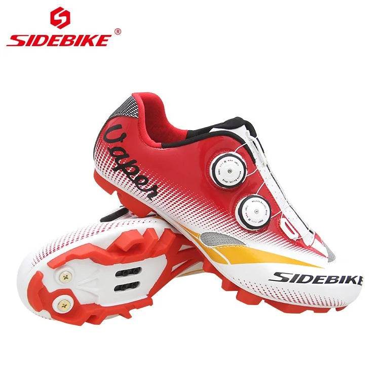 SIDEBIKE Nylon Cycling Sneaker Mtb Mountain Bicycle Shoes Breathable Men's Sneakers Atop Knob Sport Shoes for Adults - KICKSTART