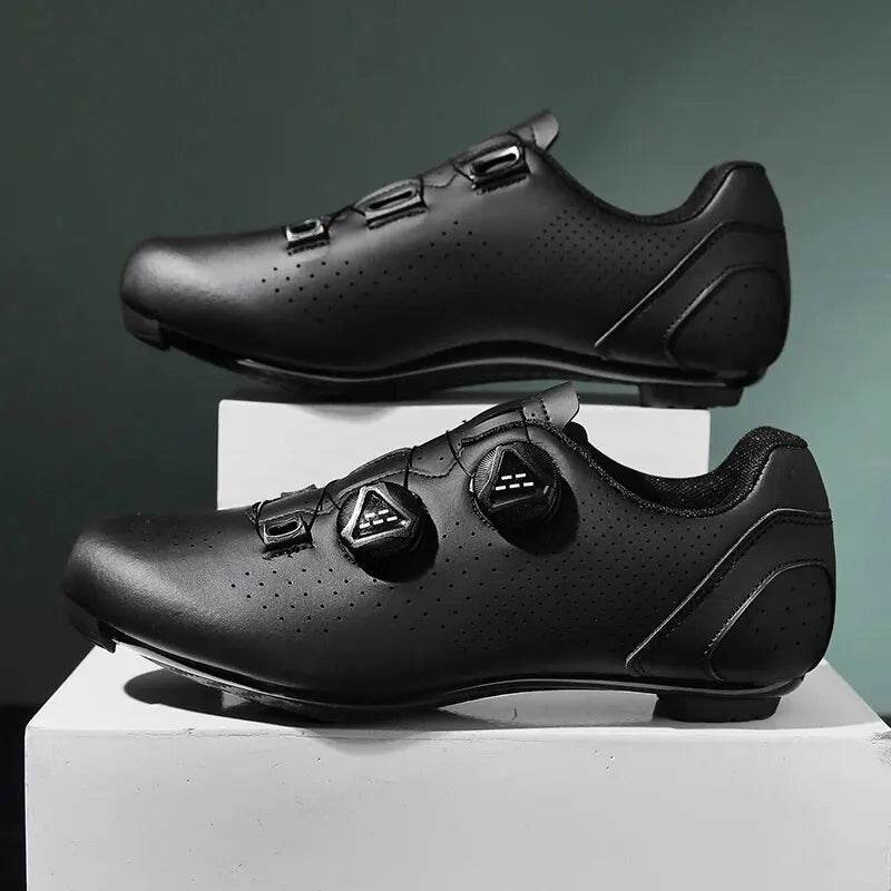 MTB Cycling Shoes Men Sports Dirt Road Bike Shoes Flat Speed Cycling Sneakers Flats Mountain Bicycle Footwear SPD Cleats Shoes - KICKSTART