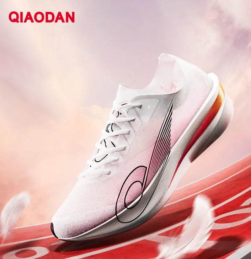 QIAODAN QingHong Professional Marathon Running Shoes Men's Ultra-light Full-length Carbon Plate Competition Shoes BM23240299T - KICKSTART