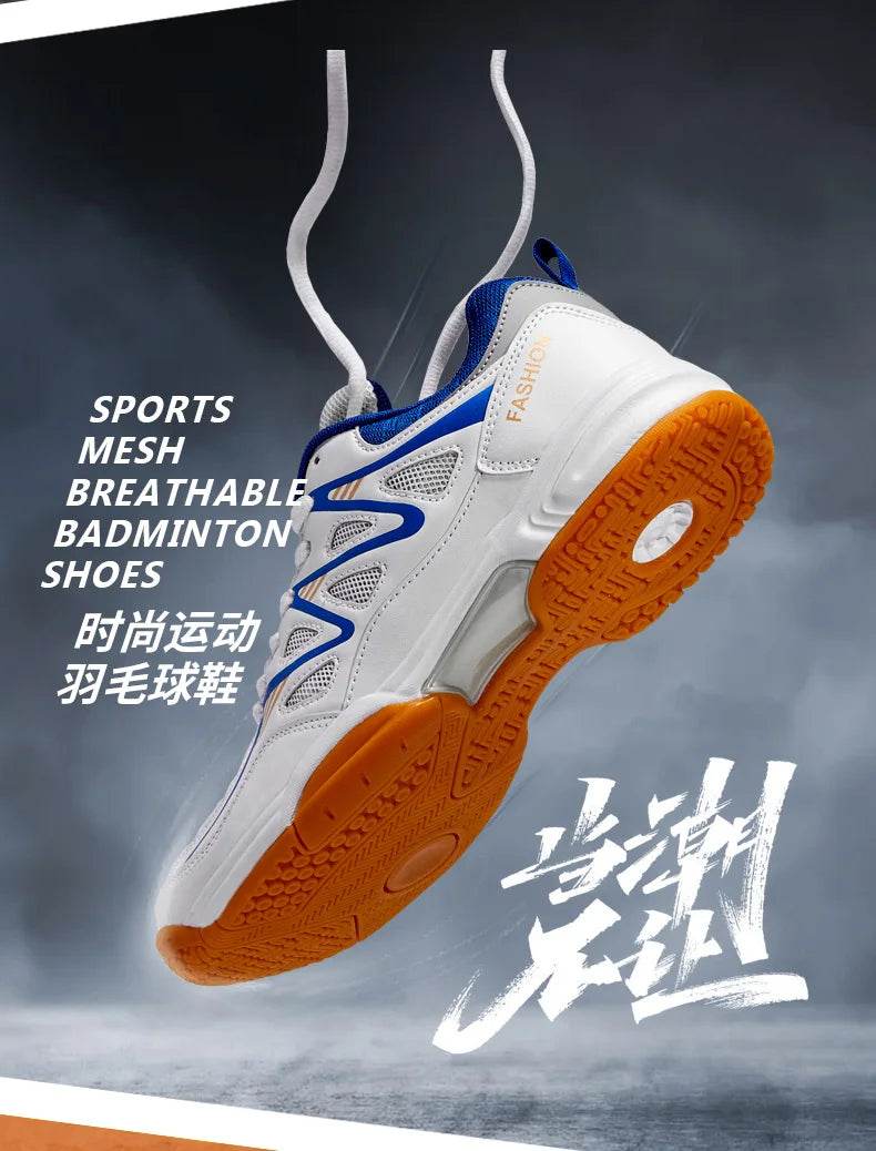 2024 New Volleyball Shoes Large 47 48 Indoor Fitness Breathable Badminton Shoes Men's Training Tennis Shoes - KICKSTART