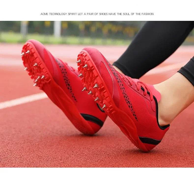 Track and Field Spikes Shoes for Men and Women, Professional Athlete, Running, Tracking, Nail Training, Sneakers - KICKSTART