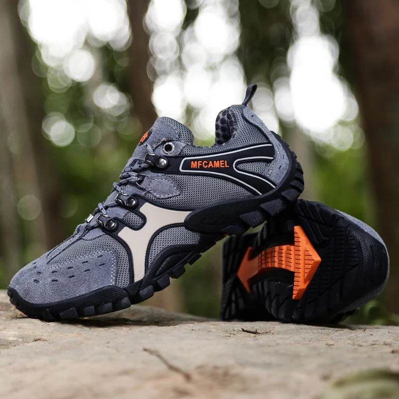 Hot Sale Brand Men Hiking Shoes Breathable Outdoor Mountain Trekking Shoes Men Climbing Hunting Sneakers Non-Slip Sport Footwear - KICKSTART