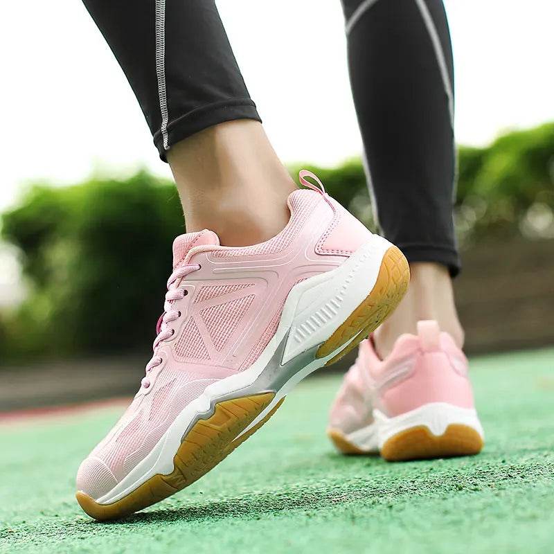 2024 Professional Volleyball Shoes Men's and Women's Mesh Breathable Badminton and Tennis Shoes Training Volleyball - KICKSTART