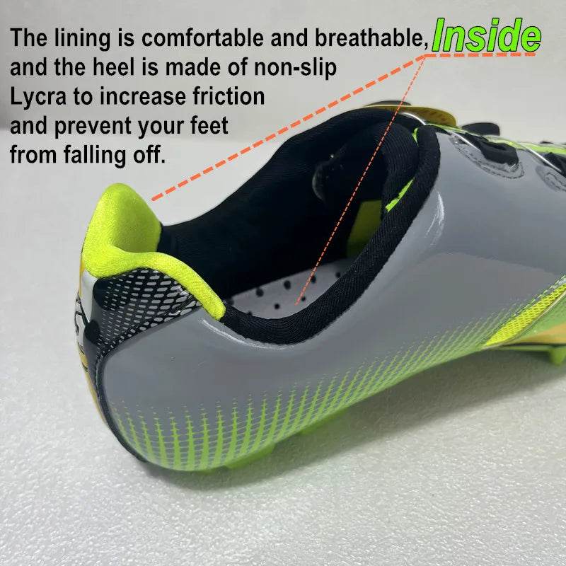 SIDEBIKE Nylon Cycling Sneaker Mtb Mountain Bicycle Shoes Breathable Men's Sneakers Atop Knob Sport Shoes for Adults - KICKSTART