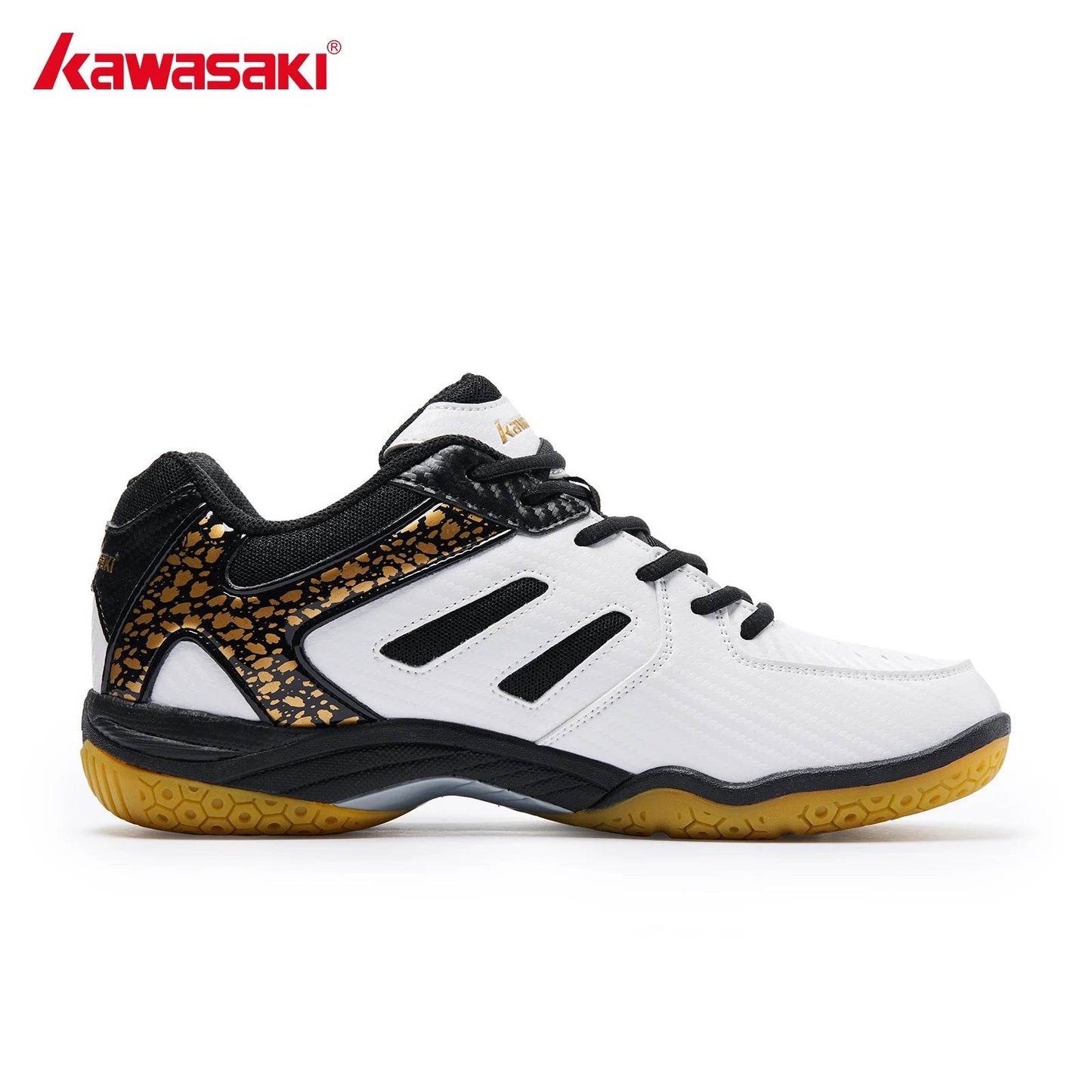 Kawasaki New Badminton Shoes Sneakers Mens Tennis Breathable Anti-Slippery Sport Shoes for Men Women K-065D - KICKSTART