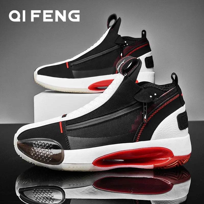 2025 New High Quality Basketball Shoes Men Sneakers Basket Shoes Autumn High Top Anti-slip Retro Sports Shoes Trainer Summer 13 - KICKSTART