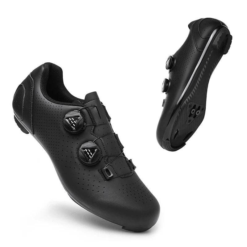 MTB Cycling Shoes Men Sports Dirt Road Bike Shoes Flat Speed Cycling Sneakers Flats Mountain Bicycle Footwear SPD Cleats Shoes - KICKSTART