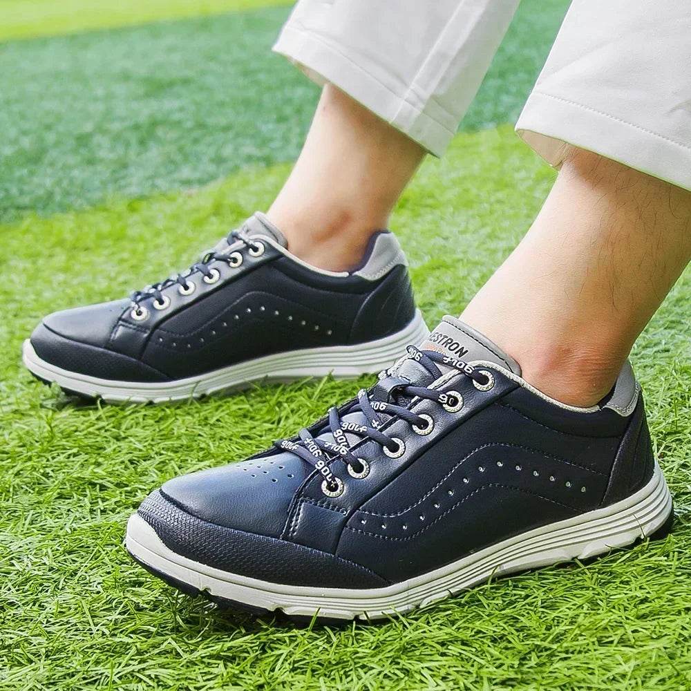 Professional Men Golf Shoes Quality Golf Sneakers Luxury Outdoor Walking Gym Sneakers - KICKSTART