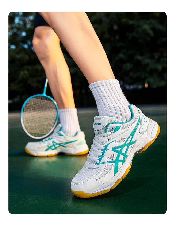 New Professional Volleyball Shoes Men Women Big Size 36-44 Light Weight Badminton Sneakers Anti Slip Volleyball Sneakers Shoe - KICKSTART