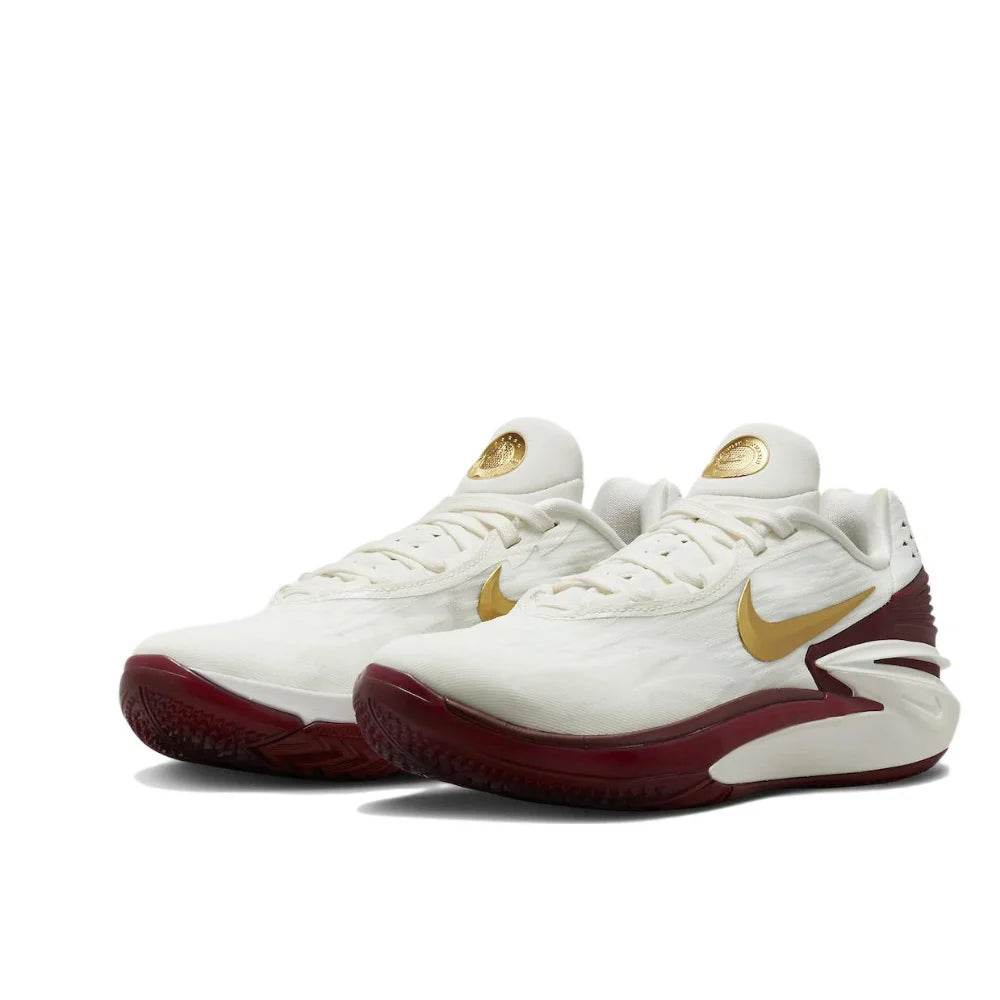 Nike Air Zoom G.T. Cut 2 Men's Low Top Basketball Shoes Comfortable Shock Absorbing Athletic Shoes White Red Green Colorways - KICKSTART