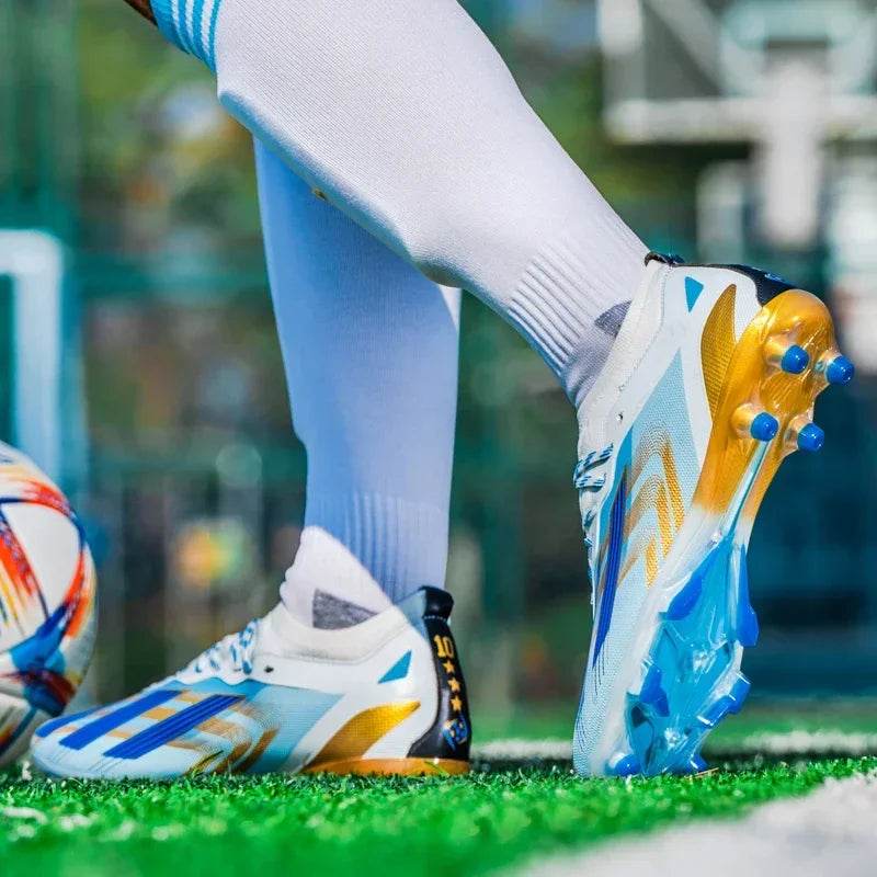 Original New Men Football Shoes Professional Grass Training TF/FG Soccer Shoes Society Cleats Indoor Fast Football Field Boots - KICKSTART