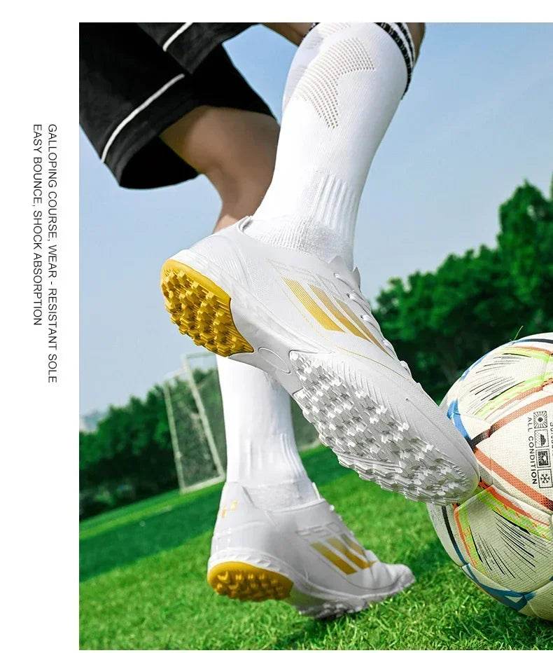 Men Soccer Shoes Society Professional Grass Training Original Football Shoes Cleats Indoor Fast Non Slip Football Field Boots - KICKSTART