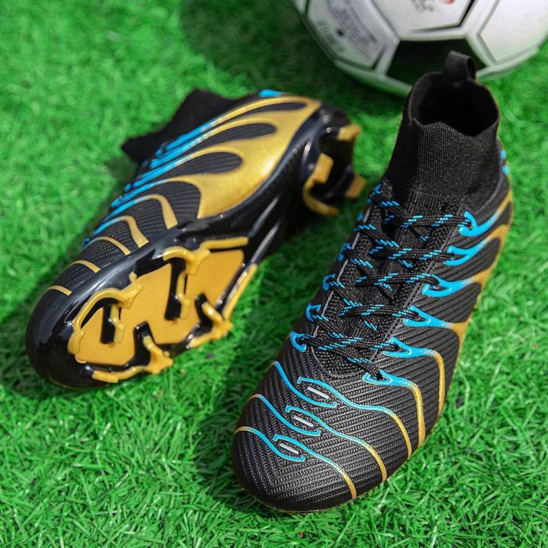 Men's Football Boots TF/FG Adults Soccer Shoes Professional High Quality Soccer Cleats Teenager Anti-slip Outdoor Sports Sneaker - KICKSTART