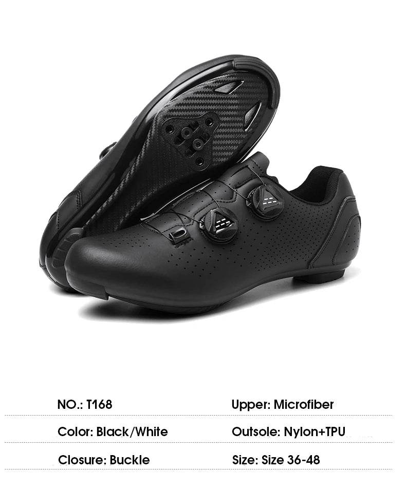 MTB Cycling Shoes Men Sports Dirt Road Bike Shoes Flat Speed Cycling Sneakers Flats Mountain Bicycle Footwear SPD Cleats Shoes - KICKSTART