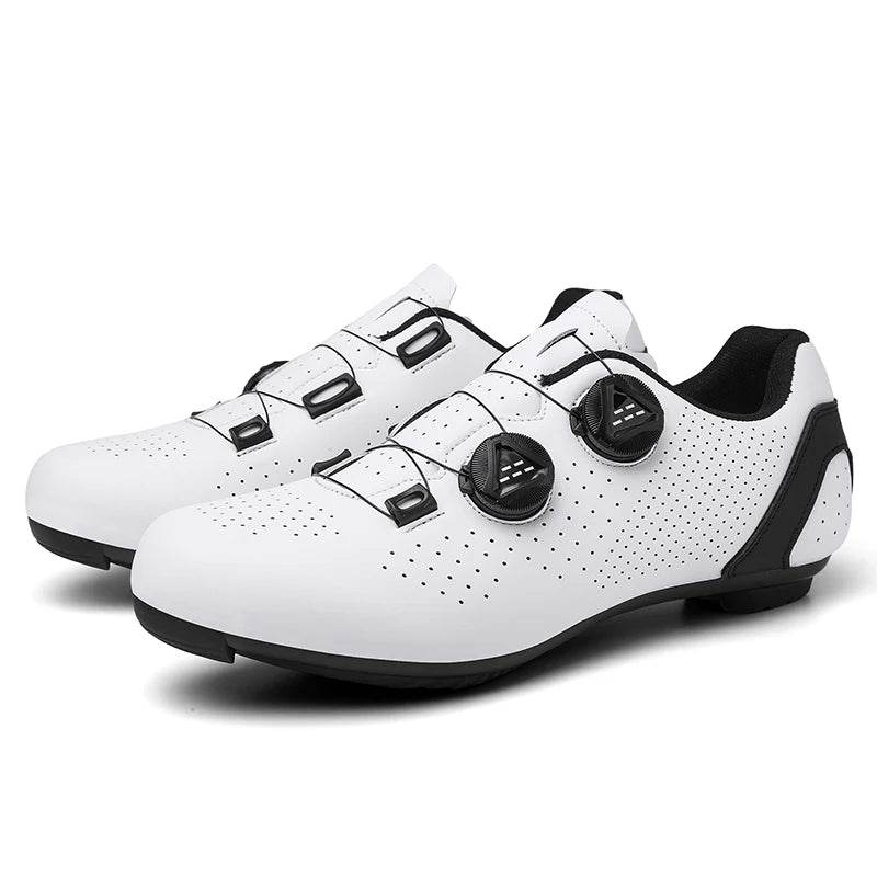 MTB Cycling Shoes Men Sports Dirt Road Bike Shoes Flat Speed Cycling Sneakers Flats Mountain Bicycle Footwear SPD Cleats Shoes - KICKSTART