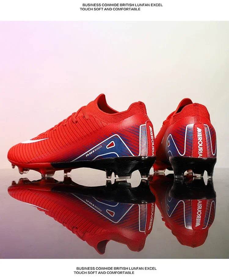 Men FG Soccer Shoes Resistant Society Football Field Boots Original Comfortable Football Shoes Cleats Ultralight Studded Match - KICKSTART