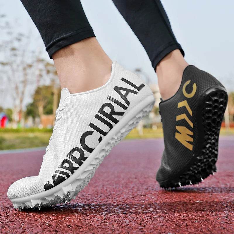 Professional Track and Field Shoes for Men and Women, Racing Running Sneakers, Spikes Runner Athlete, Sprint Shoes - KICKSTART