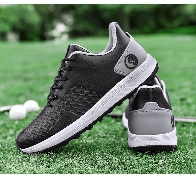 Professional Casual Golf Shoes Outdoor Waterproof Non-Slip Golf Sneakers Men Luxury Athletic Golfer Footwear Golfing Sport Shoes - KICKSTART