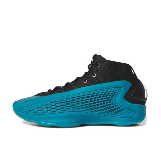 Adidas A.E.1 Men's Mid Top Basketball Shoes Comfortable Shock Absorption Wear-resistant Anti-skid Blue and Black Colorway - KICKSTART