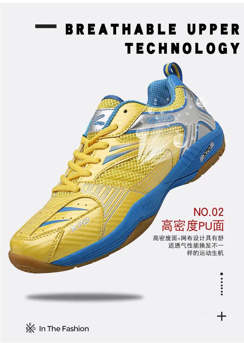 2024 New Men's and Women's Volleyball Shoes, Outdoor Fitness Badminton Shoes, Mesh Breathable Tennis Shoes, Sizes 36-45 - KICKSTART