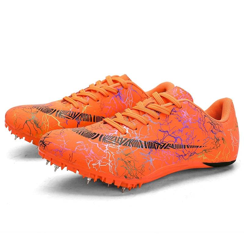 2024 Men Track Field Sprint Shoes Women Spikes Sneakers Athlete Lightweight Running Training Racing Spike Sport Shoes Size 35-45 - KICKSTART