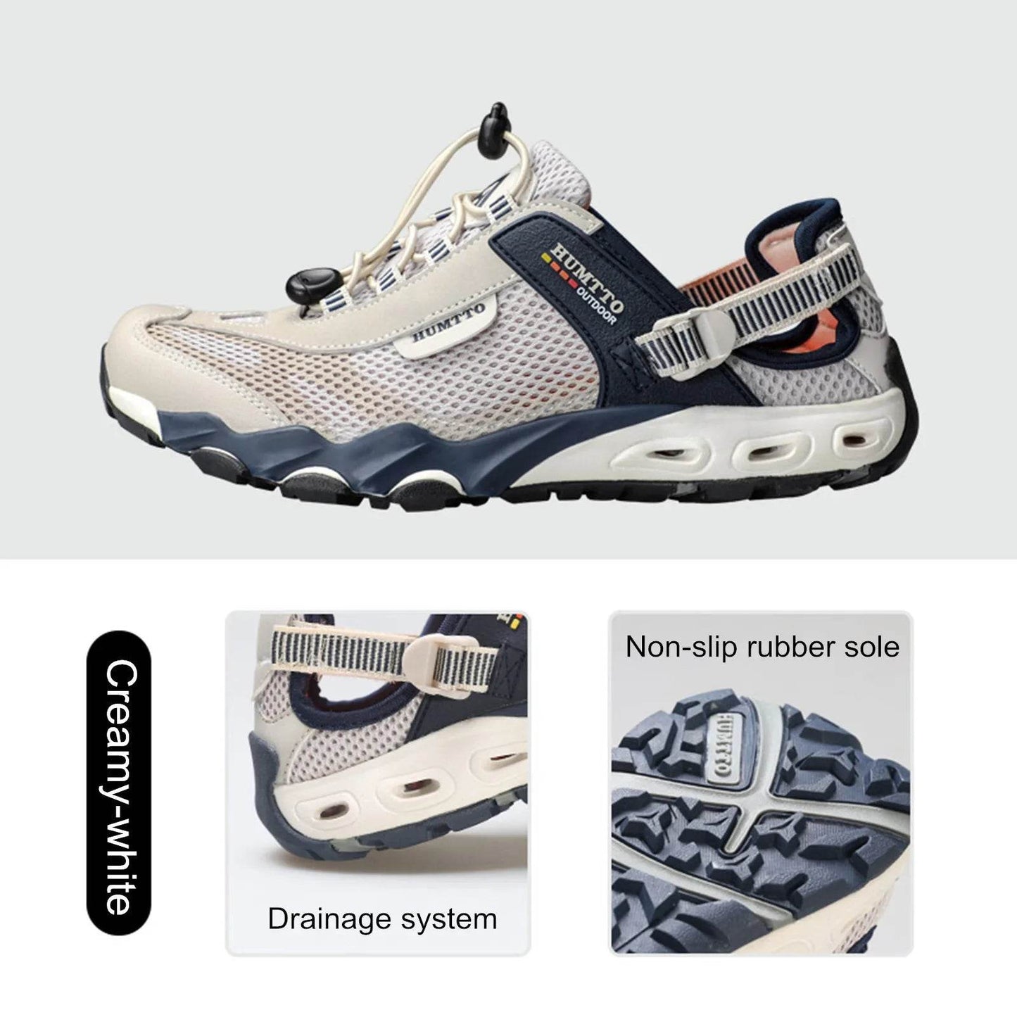 HUMTTO Summer Hiking Shoes for Men Outdoor Trekking Sneakers Women Climbing Sport Walking Mens Female Shoes Water Beach Sandals - KICKSTART