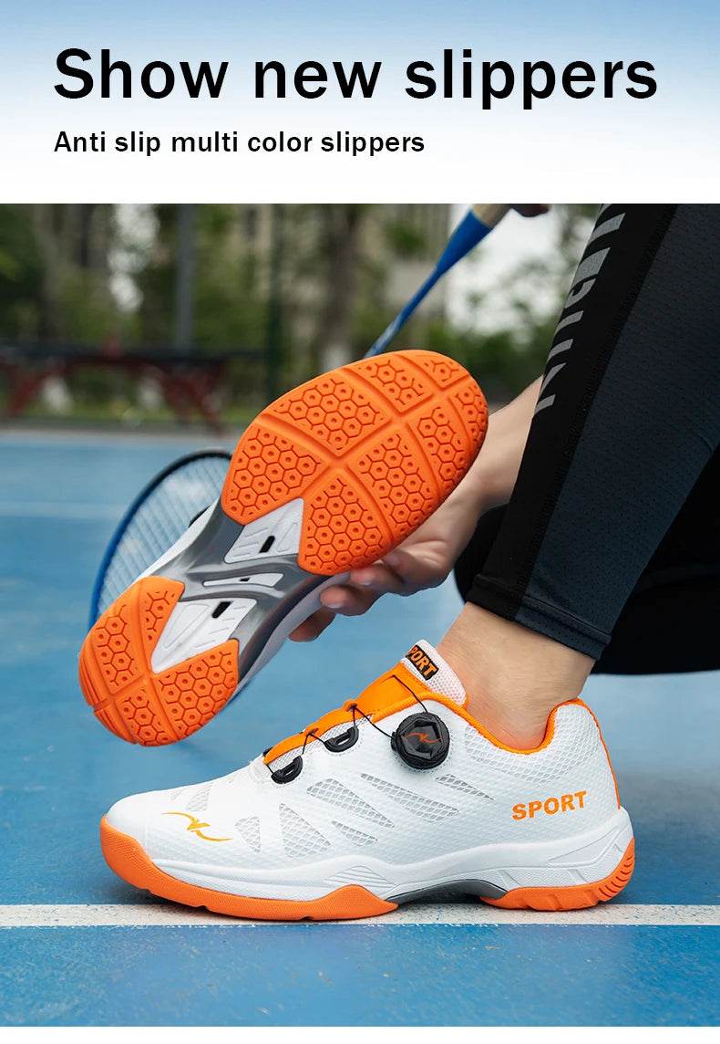 Badminton Sports Shoes Breathable Badminton Sneakers Comfortable Training Sneakers Non Slip Volleyball Footwears - KICKSTART