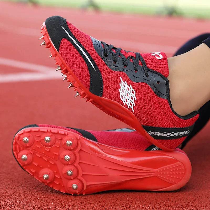 Track Shoes Spikes Men Professional Track and Fields Sneakers Women Sprinter Running Shoes Couples Spikes Sports Shoes Athletics - KICKSTART