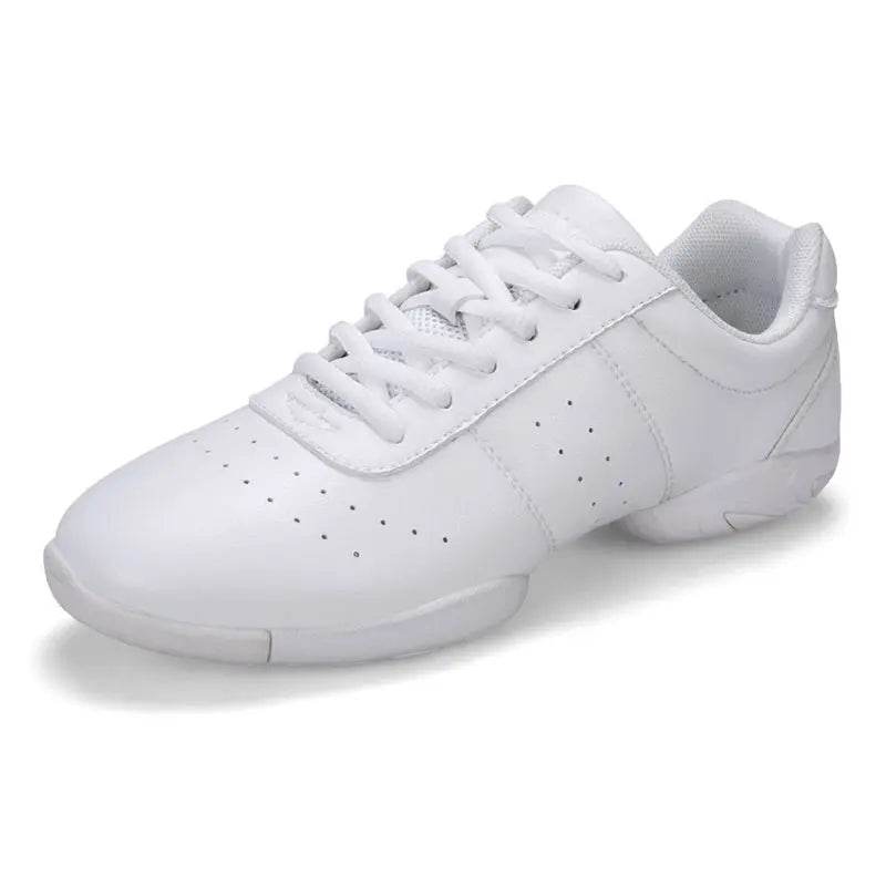 Aerobics Shoes Women Kids Sports Shoe Boys Girls Aerobics Dance Shoes White Competitive Modern/Jazz/Hip-hop Gym Dance Sneakers - KICKSTART