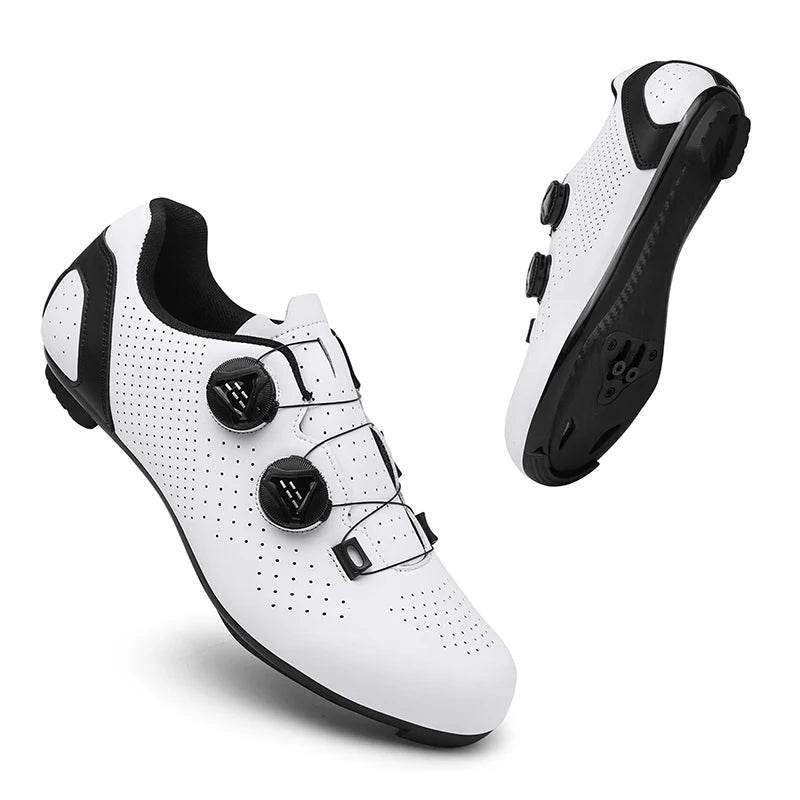 MTB Cycling Shoes Men Sports Dirt Road Bike Shoes Flat Speed Cycling Sneakers Flats Mountain Bicycle Footwear SPD Cleats Shoes - KICKSTART