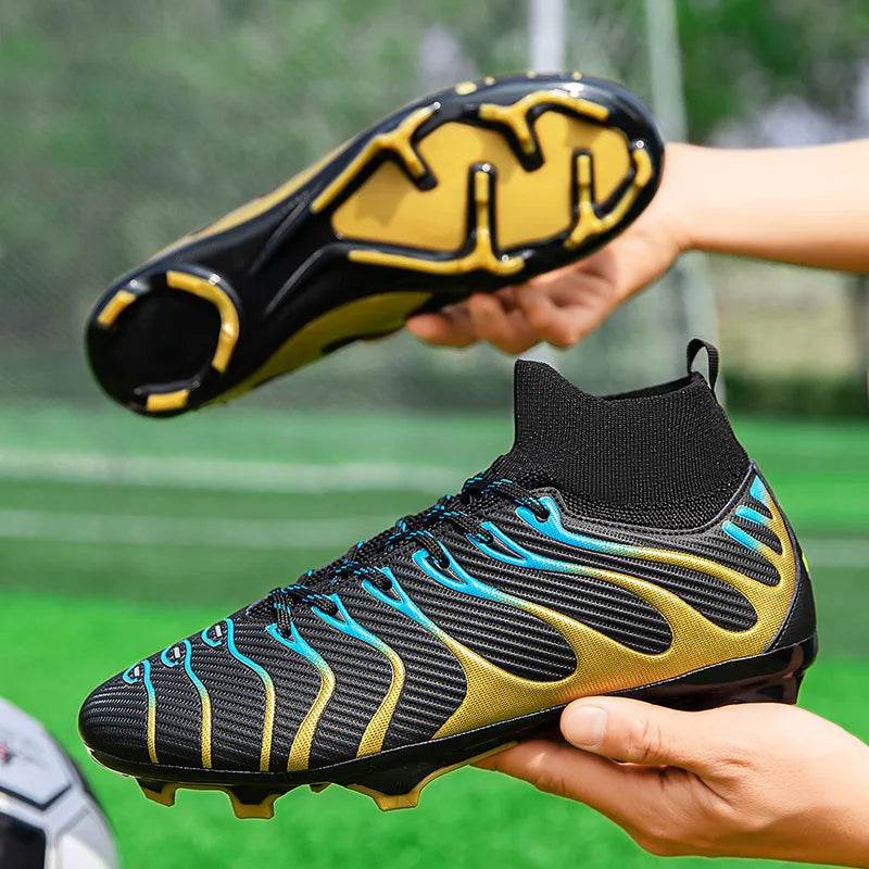 Men's Football Boots TF/FG Adults Soccer Shoes Professional High Quality Soccer Cleats Teenager Anti-slip Outdoor Sports Sneaker - KICKSTART