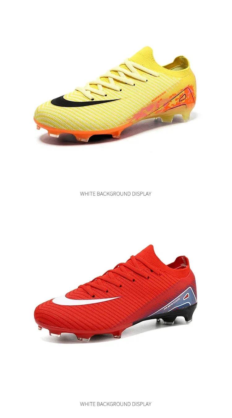 Men FG Soccer Shoes Resistant Society Football Field Boots Original Comfortable Football Shoes Cleats Ultralight Studded Match - KICKSTART