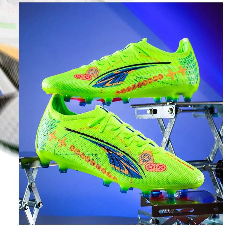 Men TF/AG Soccer Shoes Cleats Grass Training Comfortable Society Sport Wear Sneaker Football Shoes Top Quality Football Boots - KICKSTART