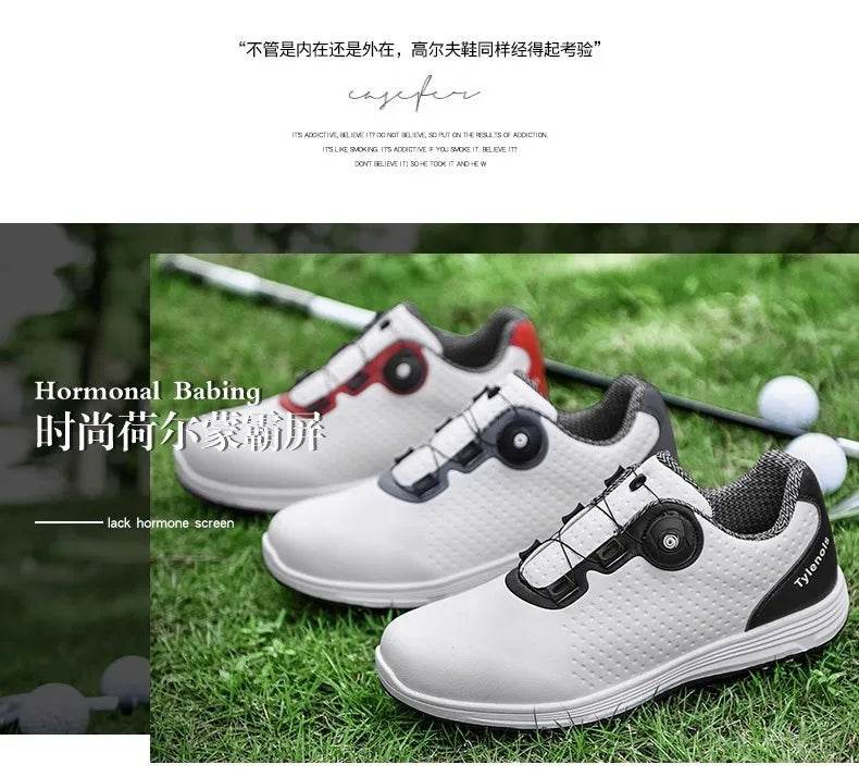 Singelila Men's Golf Shoes Brand No Cleats Comfortable Outdoor Training Walking Sneakers Men's Golf Coach Shoes 37-46 - KICKSTART