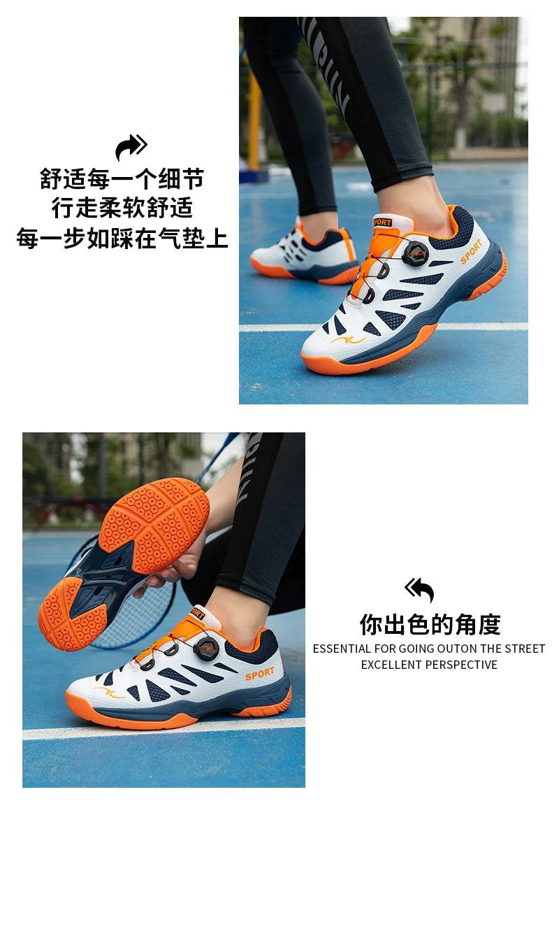 Badminton Sports Shoes Breathable Badminton Sneakers Comfortable Training Sneakers Non Slip Volleyball Footwears - KICKSTART