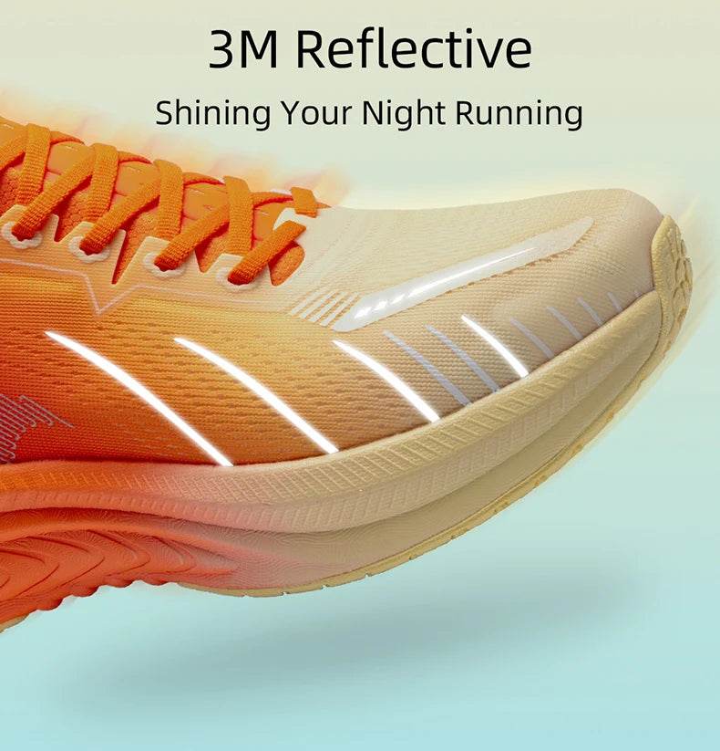 ONEMIX Top Cushioning Running Shoes Suitable for Heavy Runners Lace Up Sport Shoes Non-slip Outdoor Athletic Sneakers for Men - KICKSTART