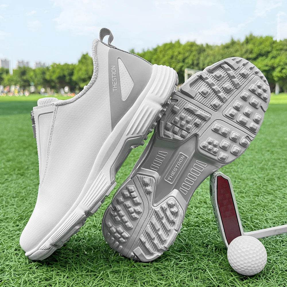 Women Spikeless Golf Shoes Professional Waterproof Golf Sneakers Comfortable Gym Sneakers - KICKSTART