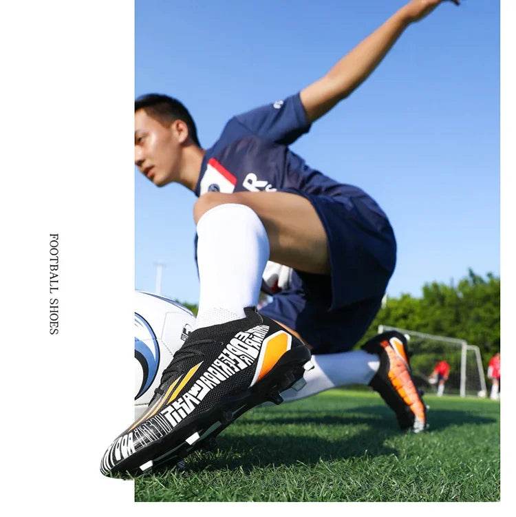 New Men Football Shoes Fast Society Cleats Soccer Shoes Professional Grass Training Football Field Boots Sneaker Match Non Slip - KICKSTART