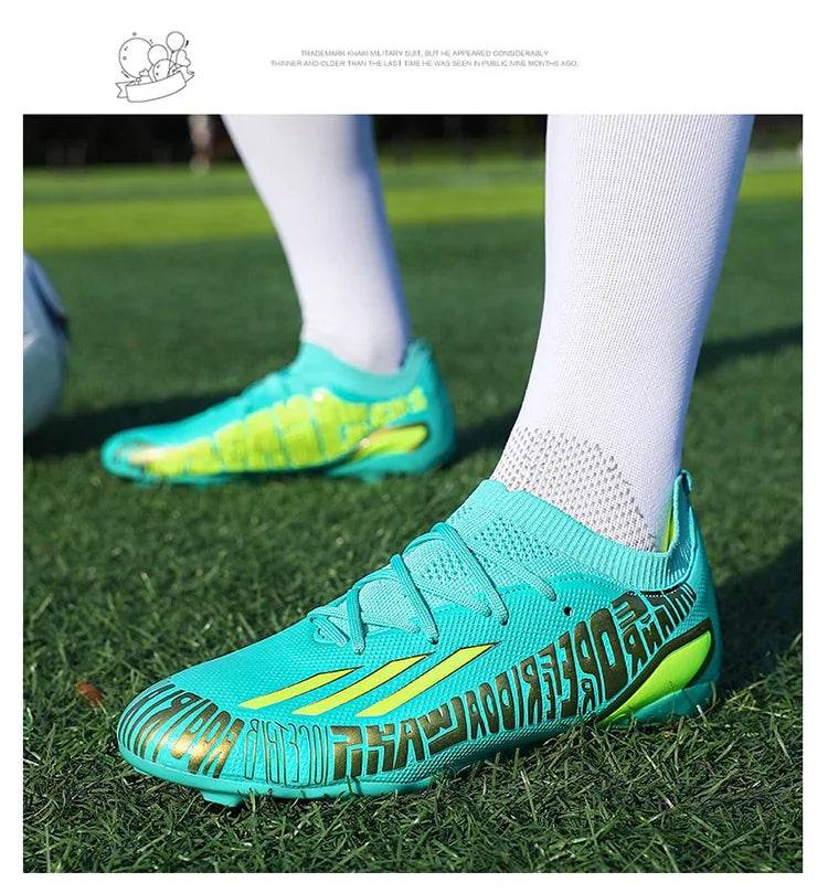 New Men Football Shoes Fast Society Cleats Soccer Shoes Professional Grass Training Football Field Boots Sneaker Match Non Slip - KICKSTART