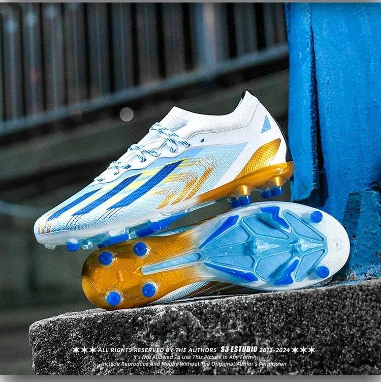 Original New Men Football Shoes Professional Grass Training TF/FG Soccer Shoes Society Cleats Indoor Fast Football Field Boots - KICKSTART